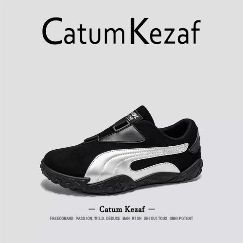 [简约酷感]美国CatumKezaf魔术贴德训鞋男款2026秋季运动休闲鞋子