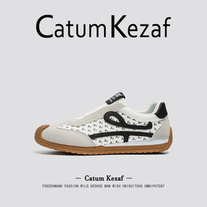 [简约百搭]美国CatumKezaf德训鞋男款夏季休闲运动鞋男士阿甘潮鞋