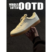 NewRockstarChoppa 休闲百搭低帮学生德训鞋 秋冬平底小白板鞋 男款