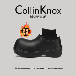 【户外百搭】CollinKnox2025年秋冬新款男士棉鞋加绒大头雪地靴女