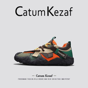 [活力配色]美国CatumKezaf潮牌德训鞋男款夏季新款阿甘运动休闲鞋