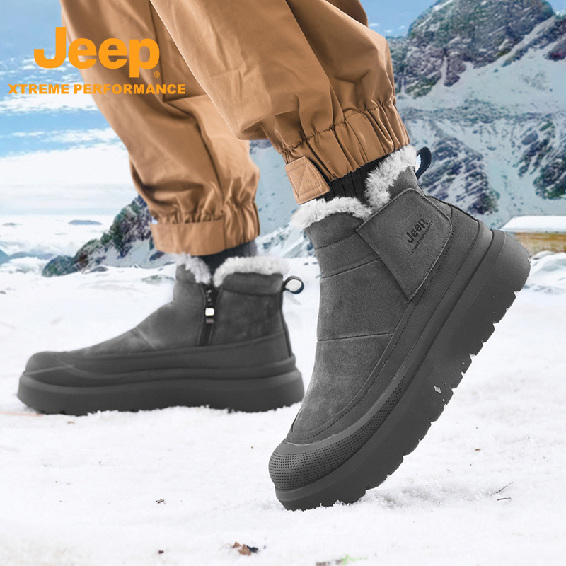JEEP冬季款户外休闲雪地靴