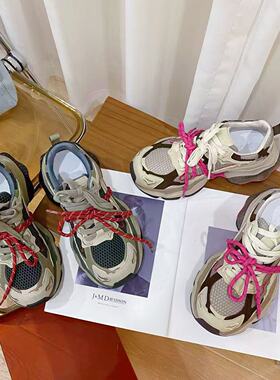 VK定制 韩版真皮时尚休闲运动鞋女2156-90