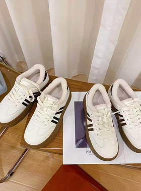 VK定制 韩版真皮时尚休闲运动鞋女52250-20