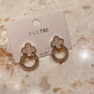 925银针耳钉E42 时尚 VK定制 韩版