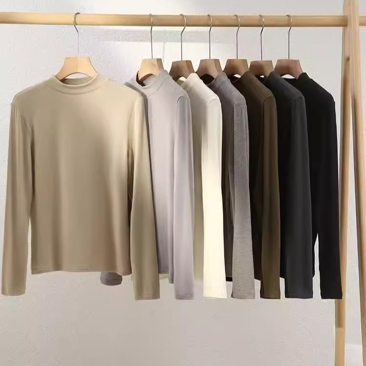 舒适百搭长袖打底衫女