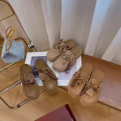 VK定制 韩版时尚休闲包头女拖鞋23-89