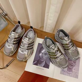 VK定制 韩版真皮时尚休闲运动鞋女2593