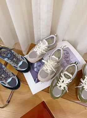 VK定制 韩版真皮时尚休闲运动鞋女80-101