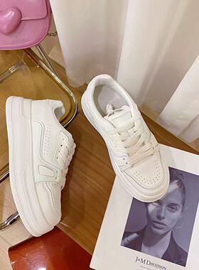 VK定制 韩版真皮时尚休闲运动鞋女1217-1