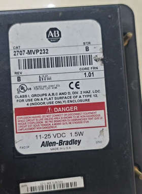 台州设备AB2707-MVP232 MicroView控制面