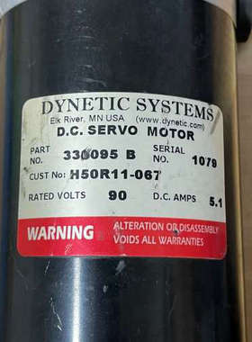 台州设备DYNETIC直流伺服电机 330095B ，实