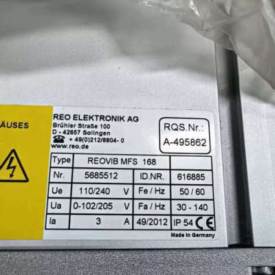 台州设备REO控制器REOVIB MFS 168  MFS1