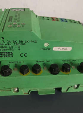 台州设备 总线耦合器 IBS IL 24 BKRB