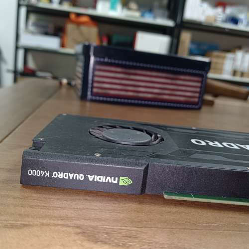 台州设备丽台专业绘图显卡K4000 3G显存,使用。电脑