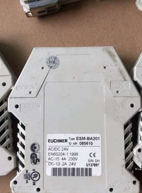 台州设备安能士安全继电器 ESM-BA201 订货号085610