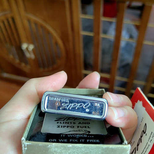 台州设备Zippo60年代及70年代火焰盒说明无开裂，没使用过 打