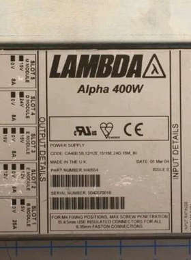 台州设备Alpha 400W电源H40575   H40987 H4