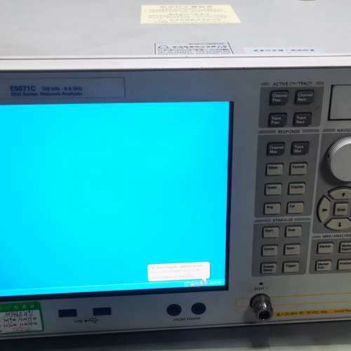 台州设备dowsXP系统E5071C射频网络分析仪，2端口