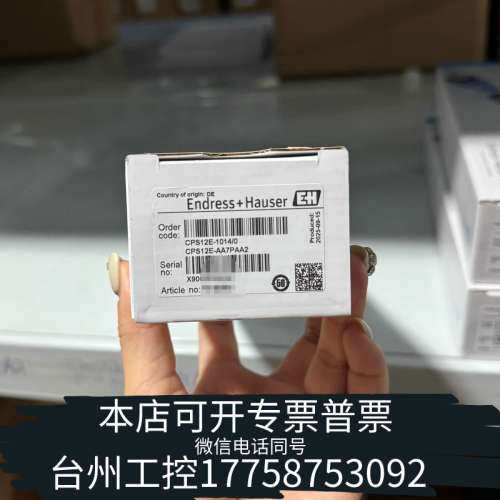 台州设备E+H恩德斯豪斯电极，型号CPS12E-1014/0和C