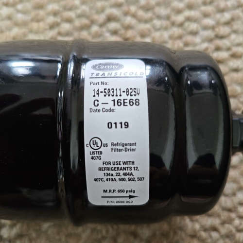 台州设备Carrier FILTER DRIER，开利滤器干燥器，1