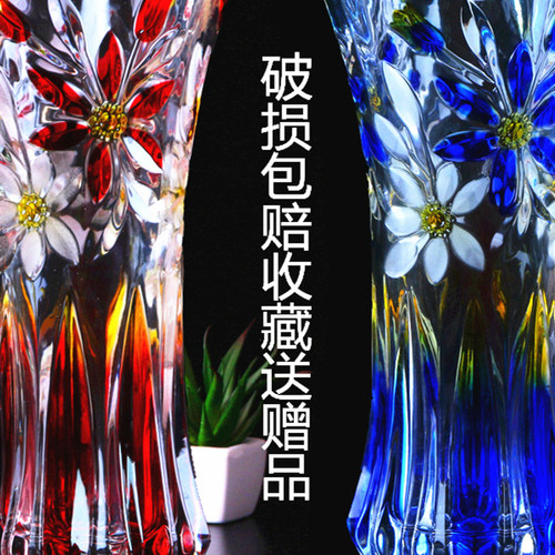 玻璃透明水养富贵竹客厅摆放花瓶
