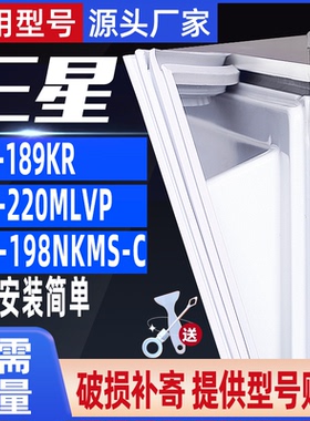 适用三星BCD-220MLVP 198NKMS-C 189KR冰箱门密封条门胶条门封条
