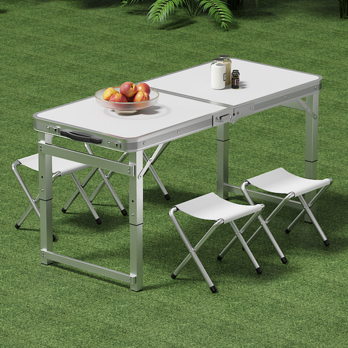 便携式铝合金不占空间桌折叠桌