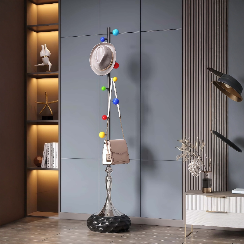 挂衣架小型不占空间落地式衣帽架