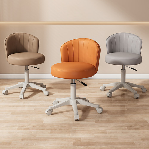 美容美发凳子滑轮美容院专用大工凳圆凳理发店发廊美甲升降旋转椅