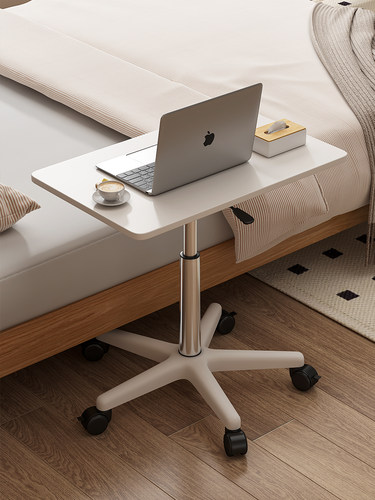 床边桌可移动升降家用卧室简易床头小桌子网红沙发边几办公带轮子