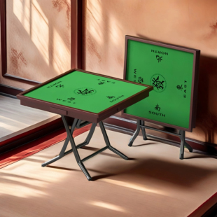 家用麻将桌简易折叠手搓四方桌面板麻雀台棋牌桌餐桌两用掼蛋桌子