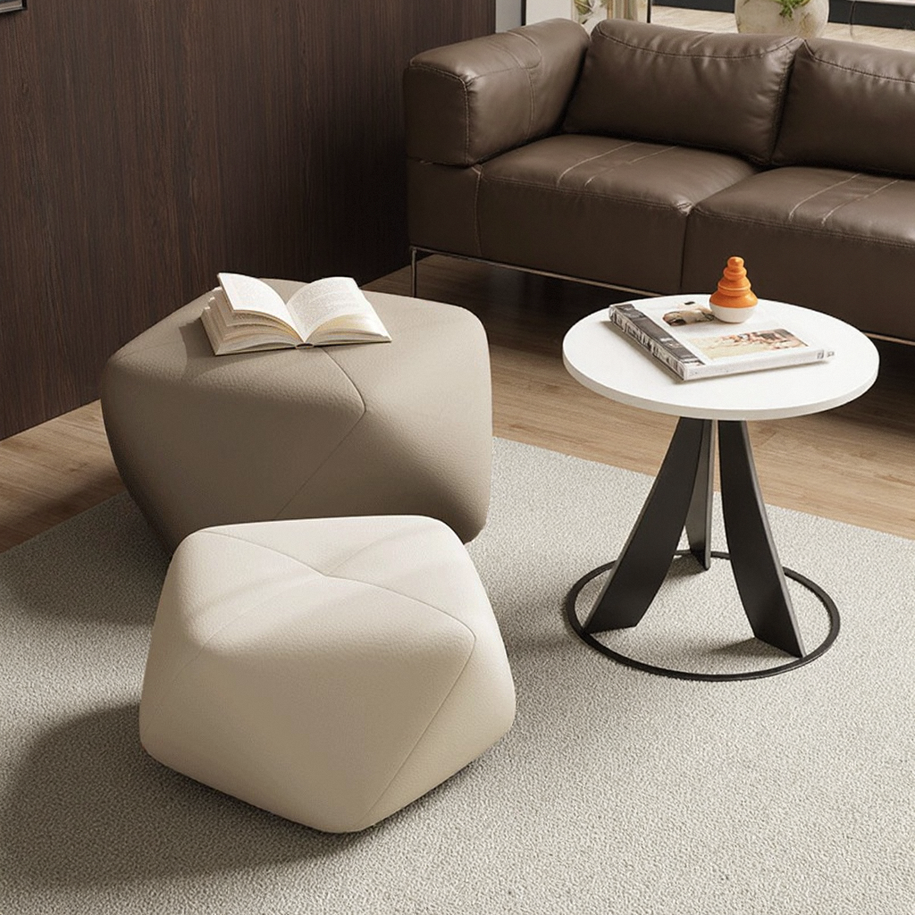 入户门口换鞋凳猫爪皮沙发凳家用