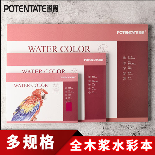 水彩本水彩纸彩铅本画画本遵爵