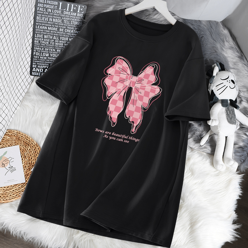 大码女装2022年新款短袖女时尚t恤夏季中长款夏款小个子夏装搭配|ruв категории Женская одежда, женской одежды - от Buy2taobao.com для оказания профессиональной услуги покупки агента Taobao