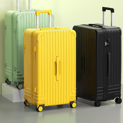 大容量行李箱纯色轻音耐磨万向轮