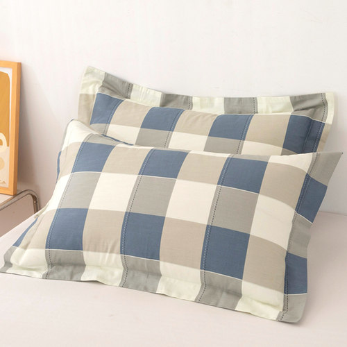 全棉宿舍单人枕套一对装