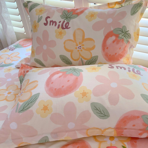 纯棉单人双人加大枕头套