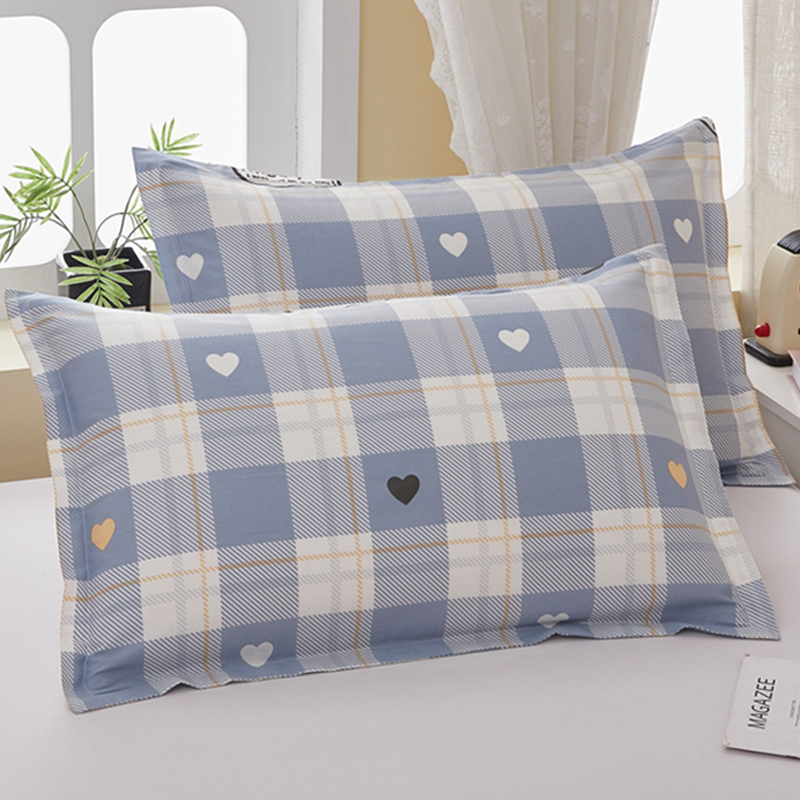 全棉枕套100枕芯套单人加大纯棉