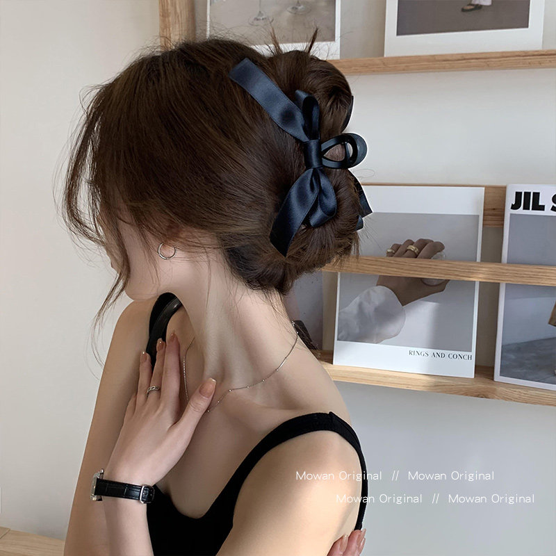 法式赫本风黑色蝴蝶结抓夹女大号后脑勺公主盘发鲨鱼夹发夹子头饰,饰品/流行首饰/时尚饰品新,发饰,淘宝优惠券,粉丝福利购,淘宝优惠卷