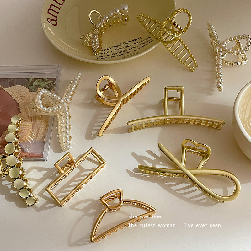 气质发夹女后脑勺抓夹大号鲨鱼夹发卡2025年新款头发夹子头饰发抓,饰品/流行首饰/时尚饰品新,发饰,淘宝优惠券,粉丝福利购,淘宝优惠卷