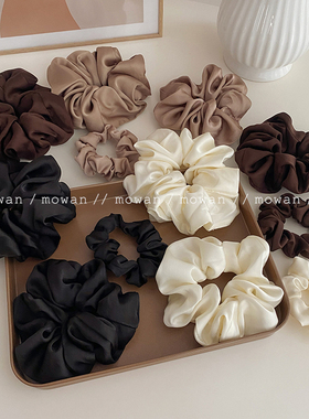 森系猪大肠发圈女高级感洋气时尚发绳发饰头花头饰发头绳皮筋秋冬