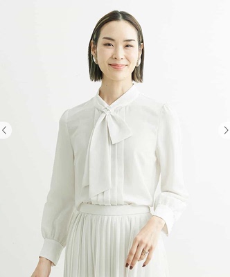 日单通勤暗门襟长袖三醋酸女衬衣