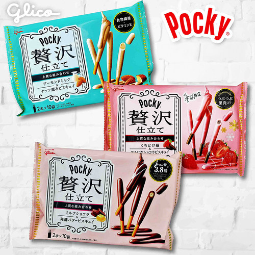 格力高巧克力百力滋涂层饼干