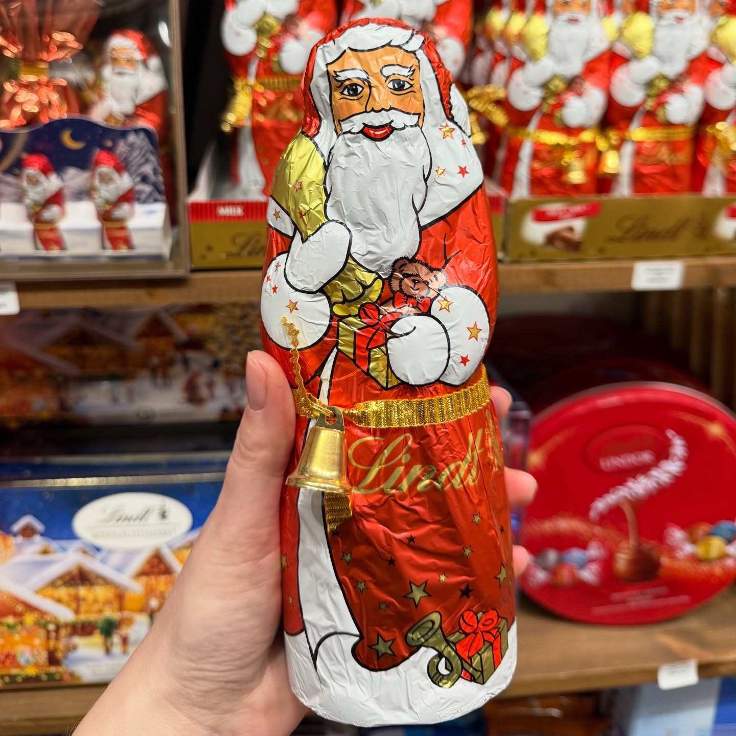 瑞士莲圣诞老人牛奶巧克力