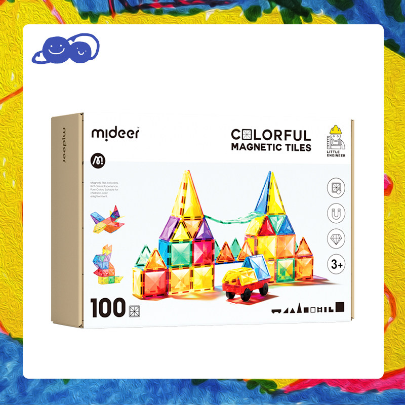 mideer弥鹿儿童磁力片彩窗积木男女孩拼图磁铁棒益智启蒙礼物玩具,玩具/童车/益智/积木/模型,磁力片/磁性棒/磁性积木,淘宝优惠券,粉丝福利购,淘宝优惠卷