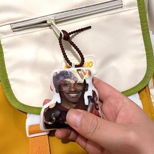 创意网红牢大发声玩偶新款按压语音挂件钥匙扣鬼畜搞笑挂饰猫meme