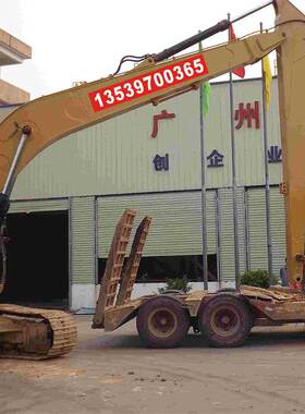 帝图订做出租租赁贴纸挖掘机长臂电话号码广告贴个性反光警示车贴