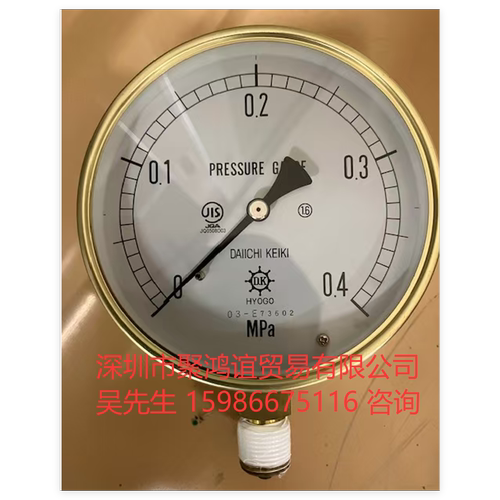 DAIICHI KEIKI日本第一计器 压力表 0.4MPA