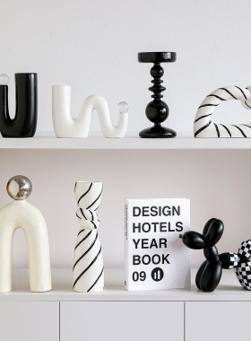 意式极简摆件高级感小众电视柜壁龛客厅玄关软装饰品轻奢高档艺术